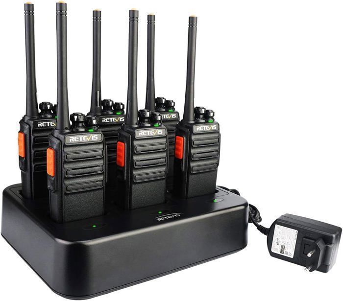 PMR446 sans Licence 16 Canaux Talkie W Retevis Retevis RT24 Talkie Walkie Rechargeable 