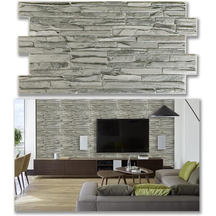 Textures Lot De 12 Panneaux Muraux 3D En Pvc Bleu Marine Motif Diamant