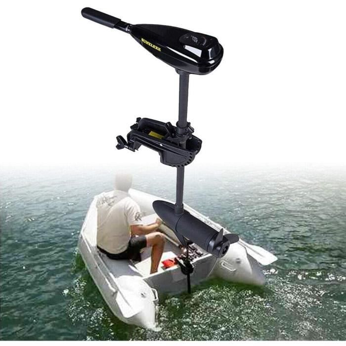 Moteur Électrique Bateau 12V PurpleMinder - Poussée 45lbs, Capacité 400kg, Pour Bateaux Pneumatiques Et Pêche