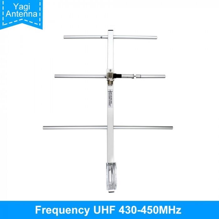 Version Ailunce Ay01 Haut Gain Yagi Uhf 430 450mhz Connecteur Femelle Talkie Walkie Antenne Yagi Uda Radio Jambon 81 Achat Amplificateur De Signal Pas Cher Avis Et Meilleur Prix Cdiscount