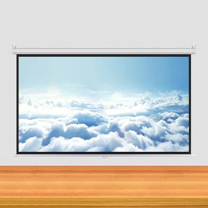 Écran De Projection Portable 50 Pouces Format 16:9 – Toile HD Gain 2.2 | Pour Home Cinéma Et Présentations
