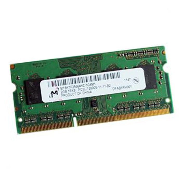 2Go RAM PC Portable SODIMM Micron MT8KTF25664HZ-1G6M1 PC3L-12800S DDR3 1600MHz