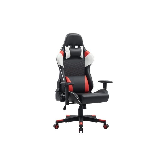 Fauteuil de bureau / Gaming Pedro Noir / Orange