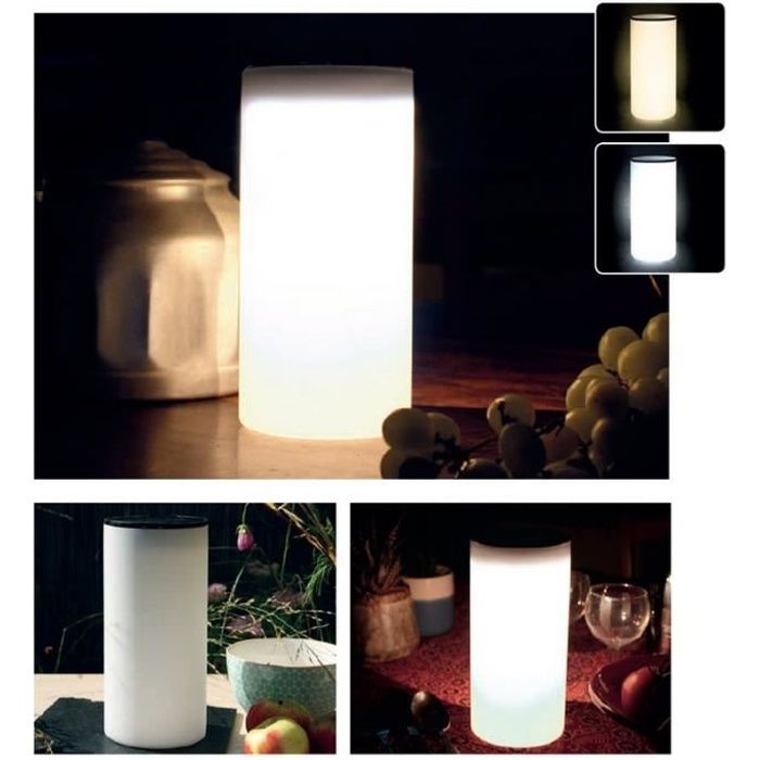 Solaire Mosaïque Lampe de Bureau de dambiance,KINGCOO Étanche Couleur Changeante Boule Humeur Veilleuses Lampe De Table Atmosphère Éclairage pour Jardin Yard Décoration Placage Tricolore 