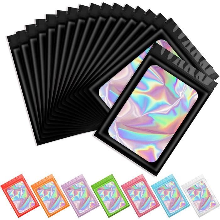 100 Sacs Hermétiques PVC Avec Zip - Lot Multi-tailles Pour Rangement