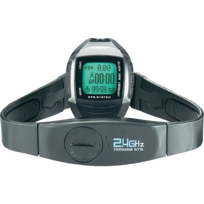 Montre cardio GPS avec ceinture pectorale Multi NAV-3 noir/argent -  Cdiscount Sport