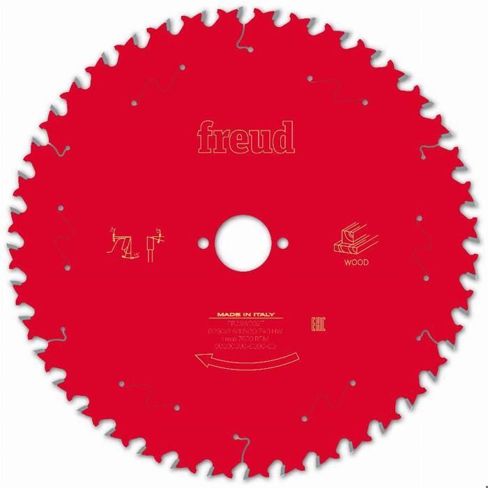 Lame pour scie circulaire portative FREUD Ø250 2 81 8 AL30 Z40 BA 15° F03FS09775 FR23W002T - vue 2