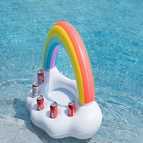 Smrt Dotopon Bar De Piscine Gonflable Nuage Arc En Ciel Flottant Boisson Salade Fruits Bar Piscine Flotteur Fete Achat Vente Bouee Brassard Cdiscount