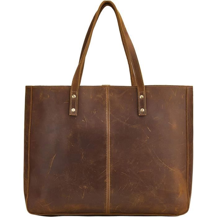 Portefeuille Cuir Vintage RFID - Porte-Cartes - Poche Zippée - Homme/Femme