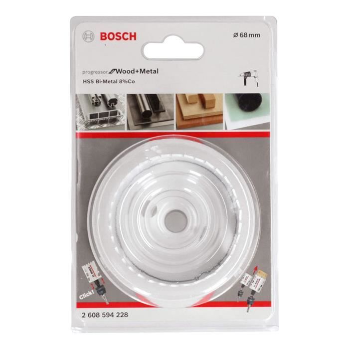 Bosch Professional Progressor scie-cloche bois/métal 127mm
