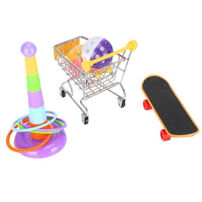 4 pièces/ensemble oiseau formation éducative jouet perroquet Puzzle jouets animal de compagnie oiseau jouer jouets Kit cloche