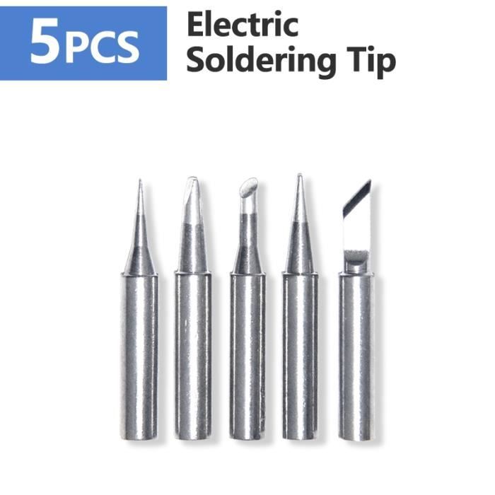 5 Embouts De Fer à Souder Type Burin 5 Mm - Modèle 900M-T-S3, Par Zaplyte