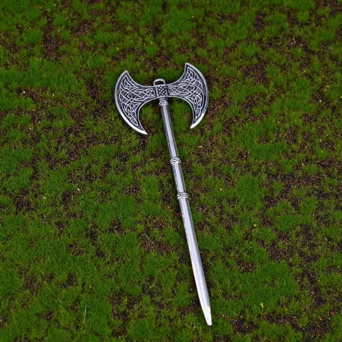 Pendentif Lame De Hache Celte Viking Biker - Style Acier Inox - Ref.95