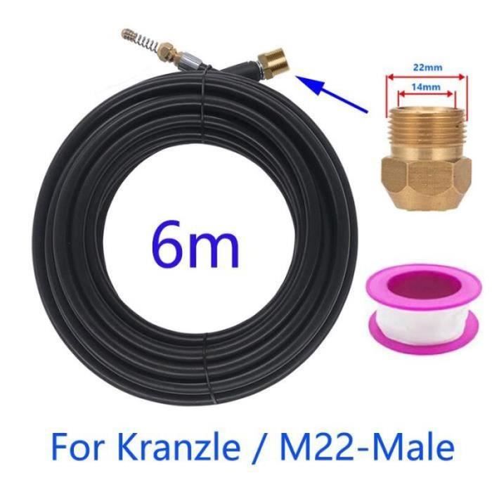 Tuyau De Nettoyage 30 M Pour Kranzle – Lot De 4 Pièces, Compatible D10/K1050/X, Neuf Sous Emballage