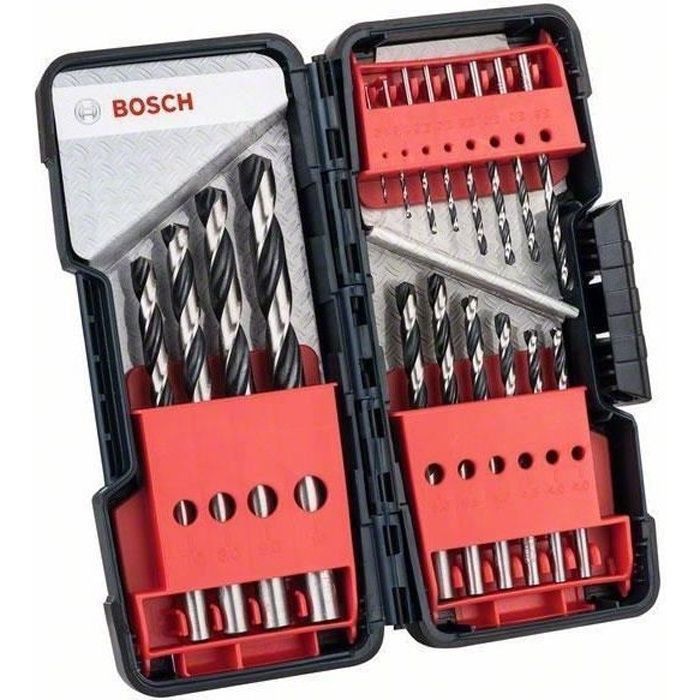 BOSCH Coffret ToughBox 18 forets métaux HSS PointTeQ - 2608577350 -  Cdiscount Bricolage