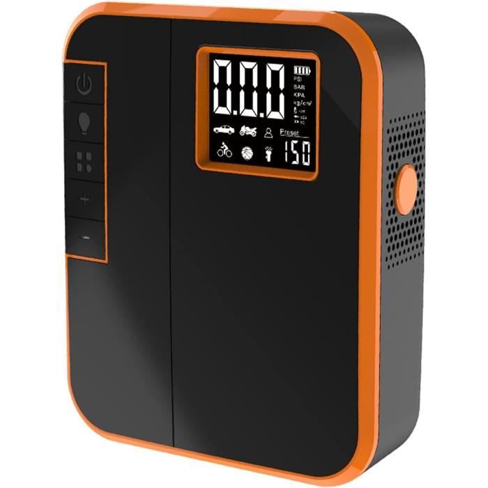 Compresseur D'air électrique Portable Pour Voiture - Gonfleur Sans Fil Avec Affichage Numérique