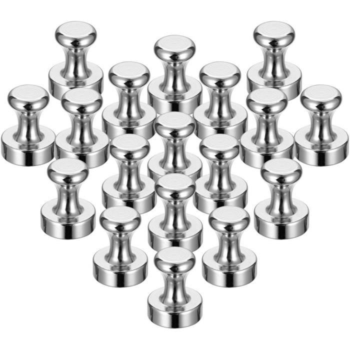 Lot D'aimants Néodyme Super Puissants - Argenté - Parfait Pour Bricolage, Rangement, Expériences