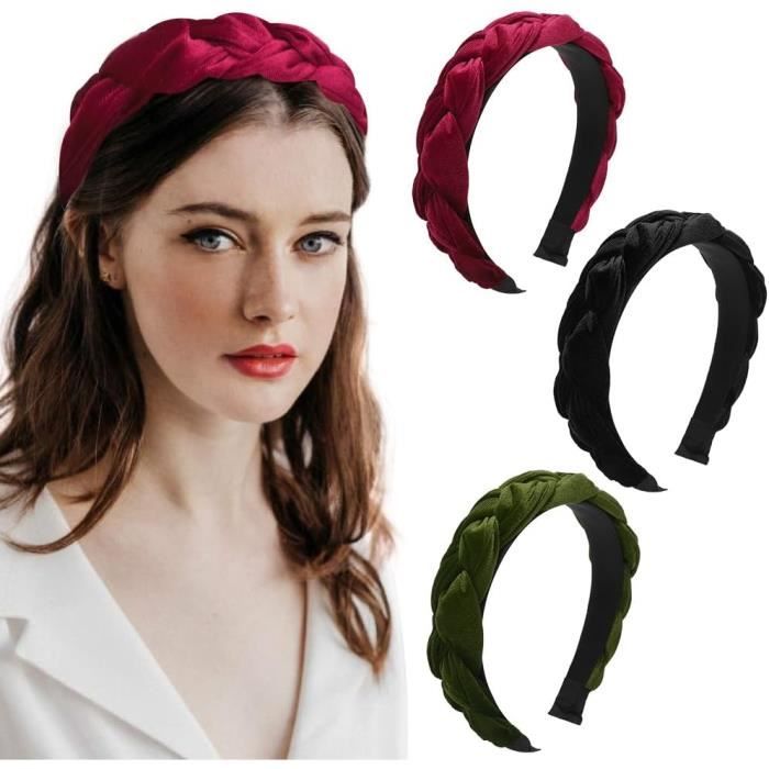 Lot De 3 Bandeaux Création Anjero - Imprimé Floral Paris, Taille Unique, Neuf Avec Étiquettes