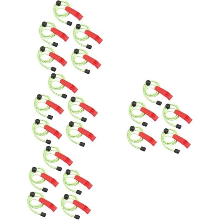 3 Pièces Sifflet De Survie, D'urgence, Double Tubes Métal