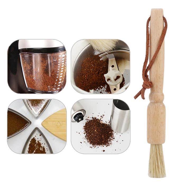 Soufflet + Brosse Doux Professionnel Pour Moulin à Café – Nettoyage Efficace Poudre & Résidus, Portable Pour Maison & Café Pro