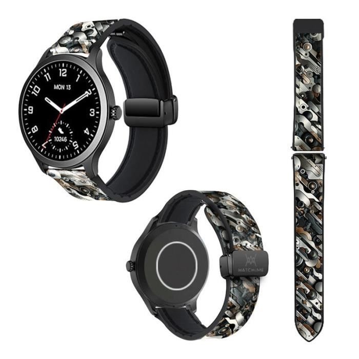 Bracelet De Montre 20 Mm En Silicone Et Nylon - Super étanchéité - Campagnolo - Italie