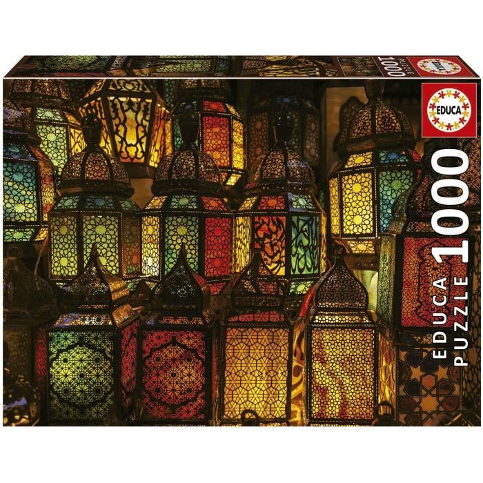 COLLAGE DE LANTERNES - Puzzle de 1000 pièces