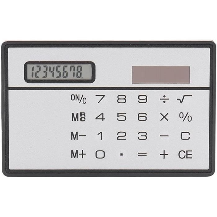 Calculatrice Pliable 14 Chiffres - Écran Géant, Solaire + Batterie, Vérification 112 Étapes, Idéale Bureau & Études
