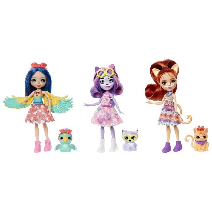 Enchantimals - Jouet - Multicolore (Mattel HHB89) - City Tails Prita  Parakeet & Flutter Dolls - Cdiscount Jeux - Jouets