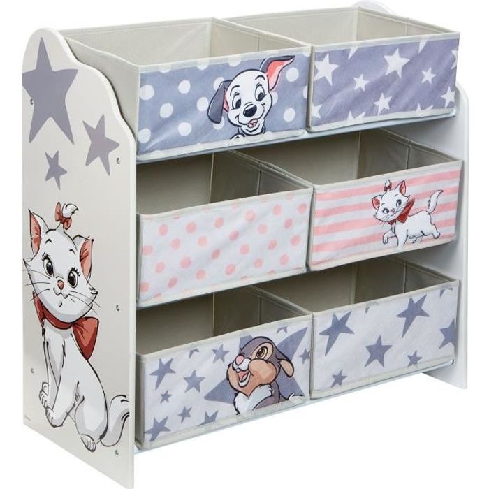 Disney Classics Meuble De Rangement Pour Chambre D Enfant Avec 6 Bacs Cdiscount Jeux Jouets