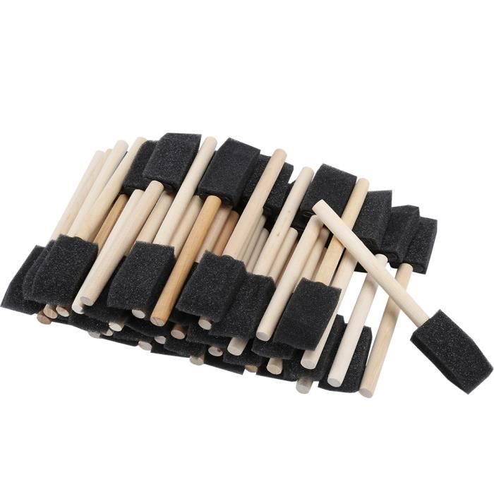 12 Pcs Pinceau En Mousse Pour Peinture Brosse En Mousse Pinceau Pinceau