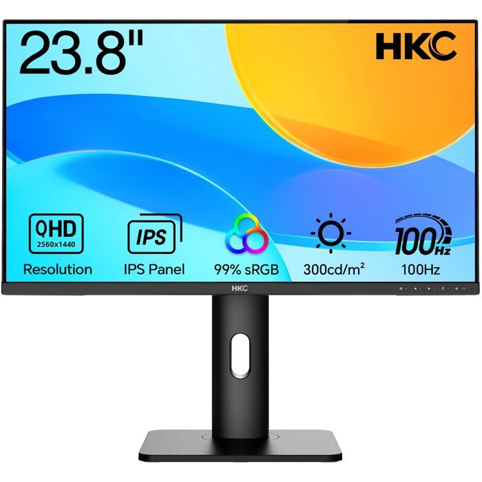 Écran PC HKC B2422F 24 pouces QHD Dalle IPS 100 Hz USB C