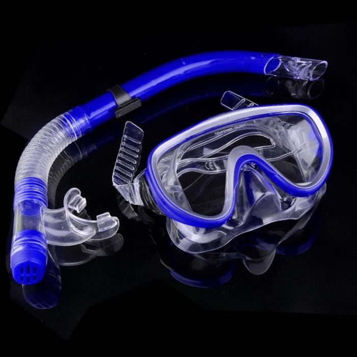Masque De Plongée Panoramique 3 Fenêtres – Anti-buée, Réglable, Pour Snorkeling Et Plongée
