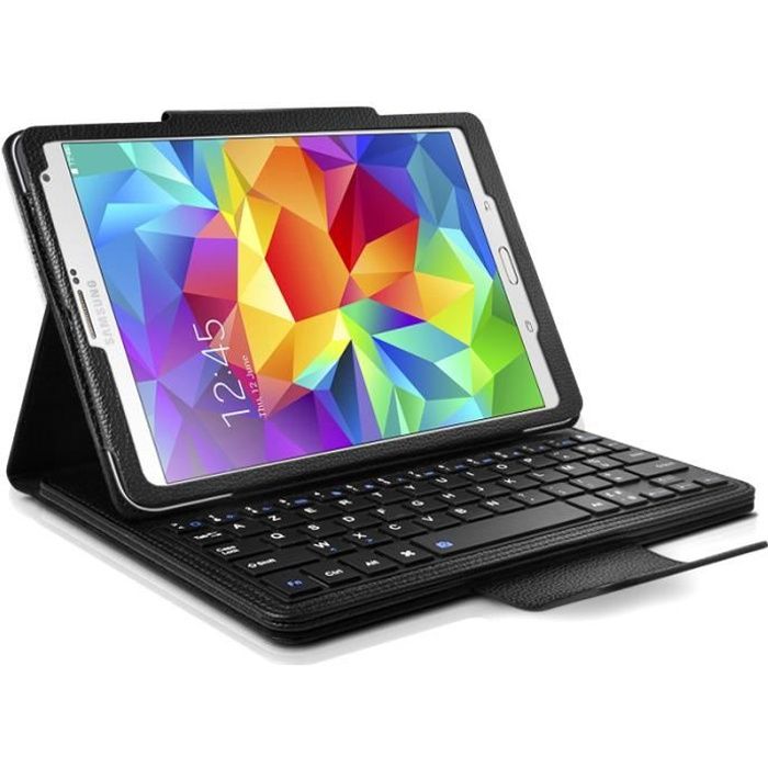 4€32 sur Étui HSMY avec Clavier Français AZERTY Bluetooth pour Samsung  Galaxy Tab A 8.0 T290 - Or&Blanc - Clavier pour tablette - Achat & prix