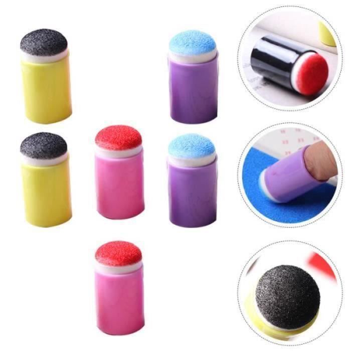 Moonsun Lot De 40 Éponges Pour Doigt Peinture - Tampons Encreurs Pour Art Et Bricolage