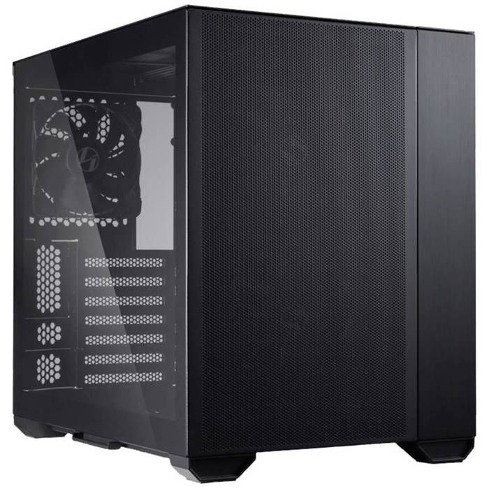 Tour midi Lian Li O11 AIR MINI BLACK Boîtier gaming Boîtier noir