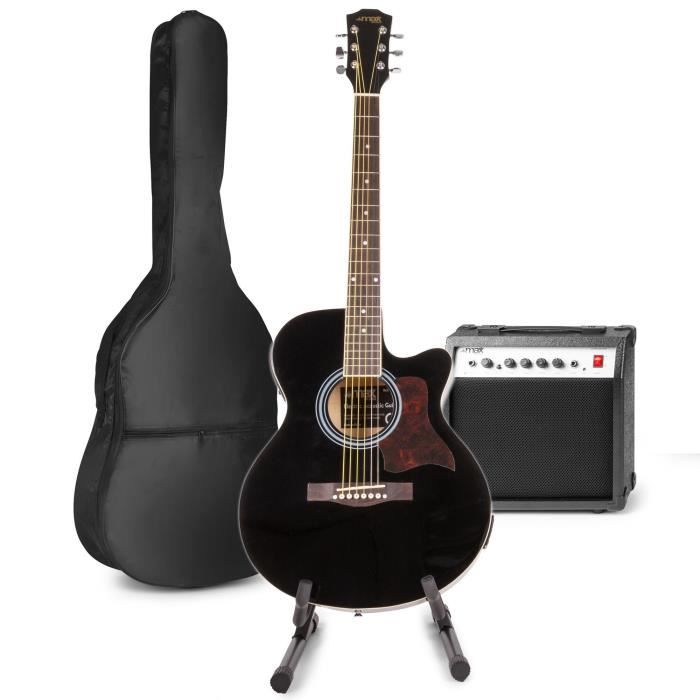 Guitare électrique acoustique MAX ShowKit - L'instrument parfait pour débutants et guitaristes avancés