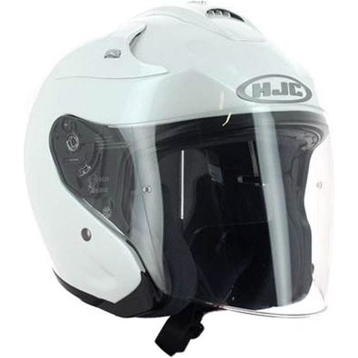 Jet Hjc Fg Jet Pearl White Achat Vente Casque Moto Scooter Jet