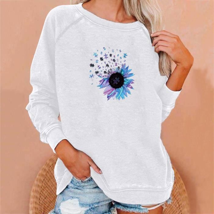 Sweat-shirt D'allaitement FEOYA - Manches Longues, Confortable, Avec Zip Discret, Tailles S-4XL