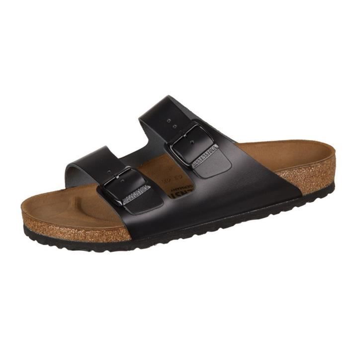 Chaussures Birkenstock Arizona Leder Homme Noir Noir