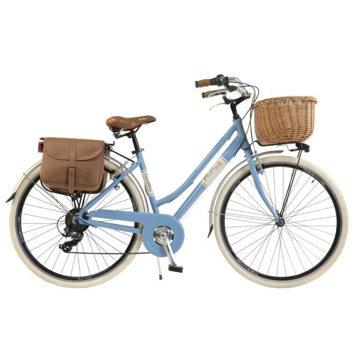 Velo De Ville Bike Bicycle Via Veneto By Canellini Vintage Velo Femme Alluminium Azul Bleu 46 Prix Pas Cher Cdiscount