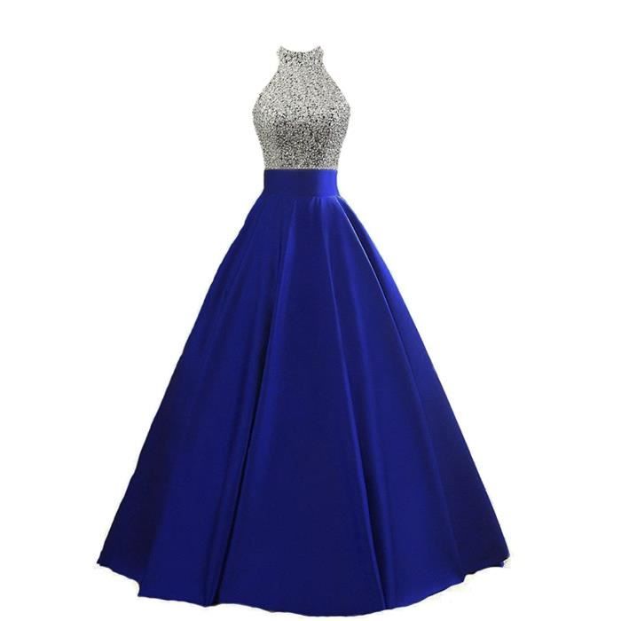Robe S4fyb Keyhole Retour Sequin Soiree S De Bal Perlee Formelle S Longues H3 Taille 42 Bleu Royal Achat Vente Robe De Ceremonie Bientot Le Black Friday Cdiscount