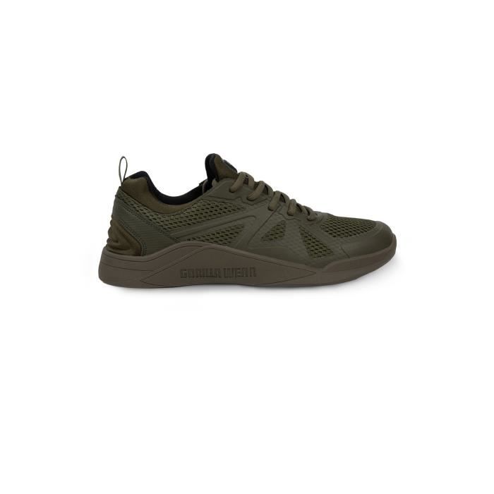 Chaussure de fitness Gorilla Wear Mixte Vert Musculation Halterophilie Indoor Cdiscount Sport