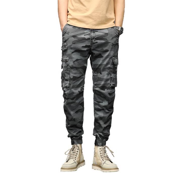 Pantalon cargo homme skinny best sale