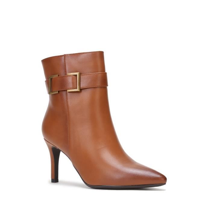 bottines pointues camel