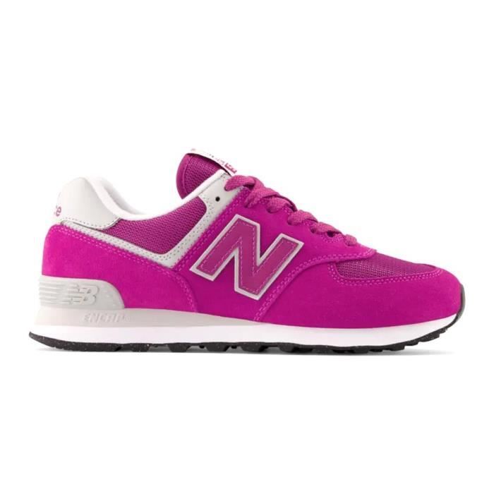 Chaussures de Running Femme New Balance U574BC2 Blanc Fuchsia Pointure 41.5 Cdiscount Sport