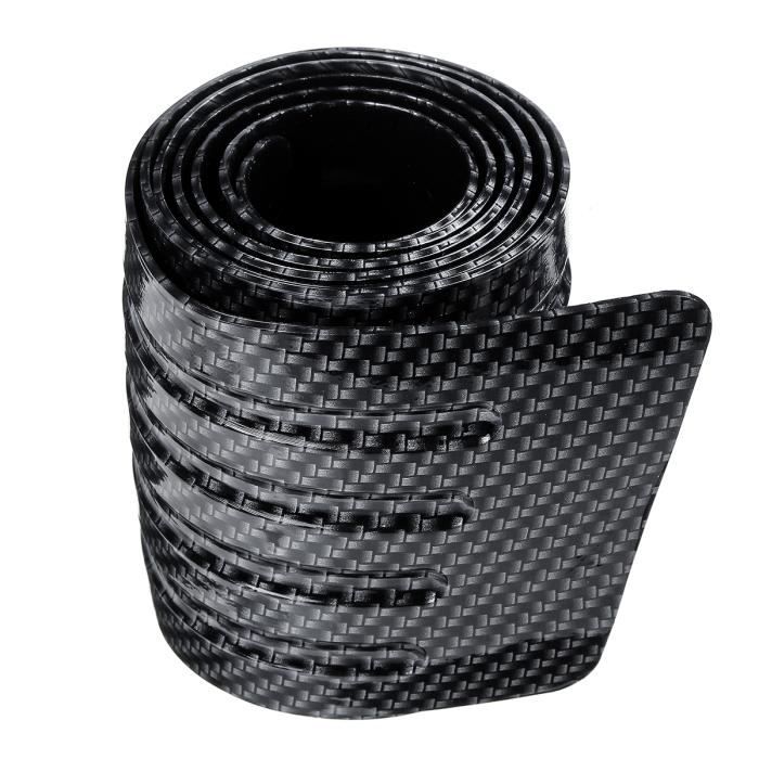 Protection Pare-Chocs Arrière Fibre De Carbone Pour Tesla Model S/X/3/Y - Autocollant 104x8.5 Cm Anti-Rayures