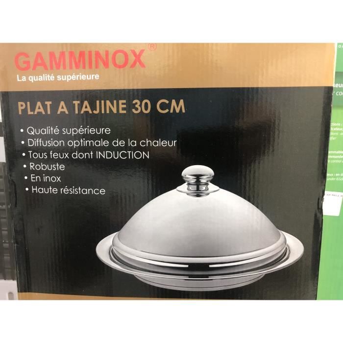 plat a tajine 30cm inox tout feux et induction cdiscount maison