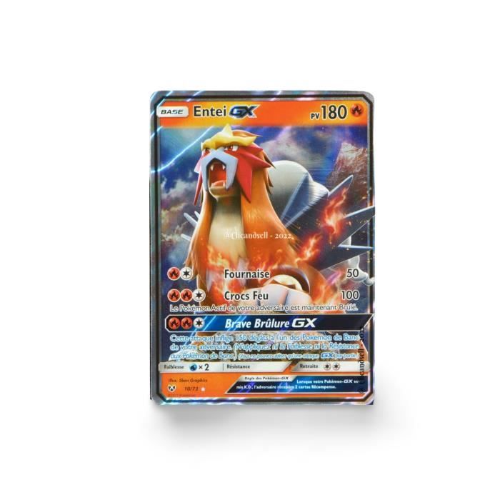 #10/73   Entei-GX Shining Legends Pokemon 