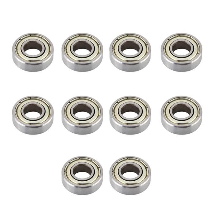 QUARKZMAN 4pcs 6809-2RS Profond Rainure Billes Roulements 45 Mm Alésage 58mm OD 7mm Épais Chrome Acier Double Scellé Roulement Pour Moteurs Pompes Convoyeurs
