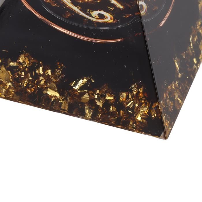 Pyramide Orgonite 6 Cm - Décoration Énergétique En Cristal Pour Méditation Et Yoga